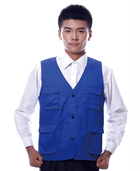 2001紐扣多袋馬甲